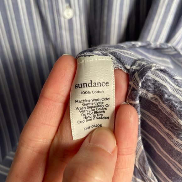 Sundance Ladies 100% Cotton Casual Stripe Tunic, XS - Picture 6 of 6